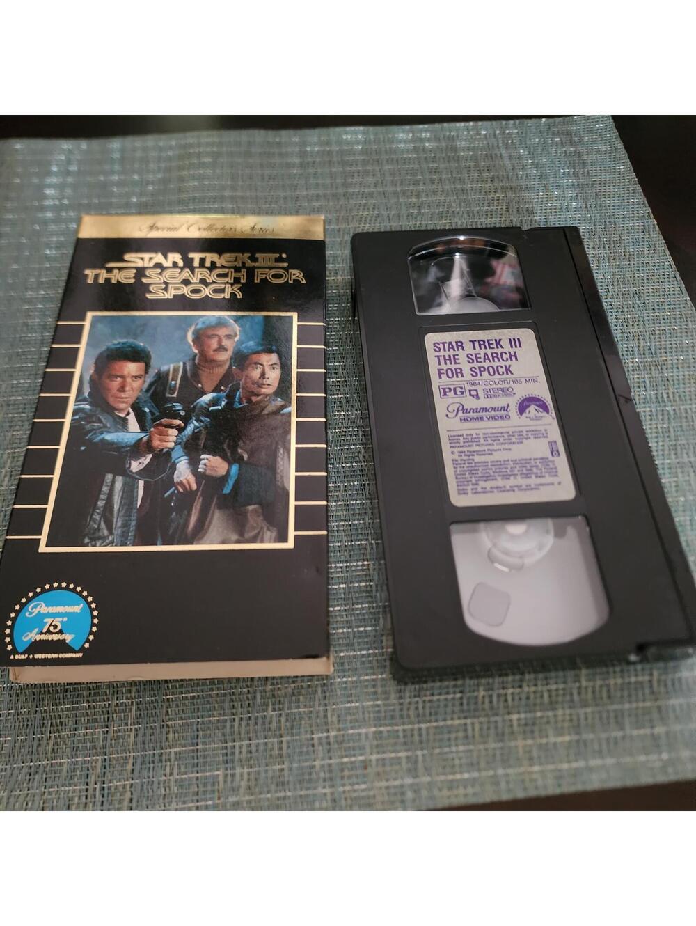 Star Trek III The Search for Spock VHS William Shatner Leonard Nimoy